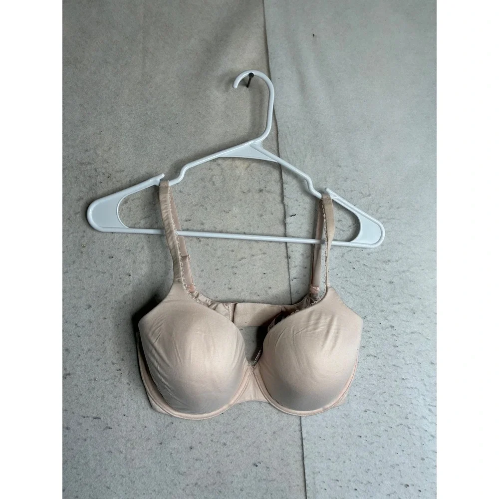 Victoria's Secret Body By Victoria Lined Perfect Coverage Bra Beige 32DDD